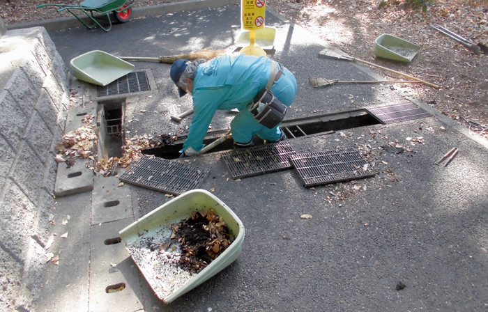 庭園を守るお仕事通信3月号 清掃班 新宿御苑 一般財団法人国民公園協会